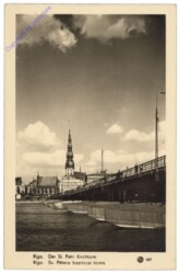 Riga, Der St. Petri Kirchturm