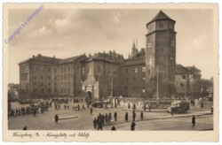 ak165655 Königsberg, Münzplatz mit Schloss