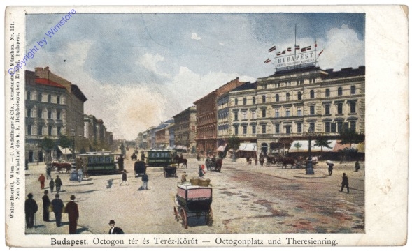 Budapest, Octogonplatz und Theresienring