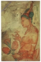 ak165697 Allgemein, 1500 year old fresco, Sigiriya