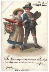 Pärchen in Tracht
