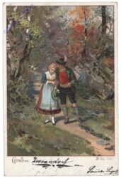 ak165740 Spaziergang in Tracht