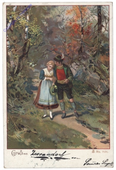 ak165740 Spaziergang in Tracht