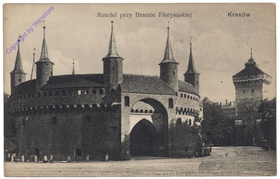 Krakau (Krakow), Rondel przy Bramie Floryanskiej