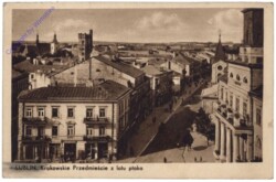 Lublin, Krakowskie Przedmiescie z lotu ptaka