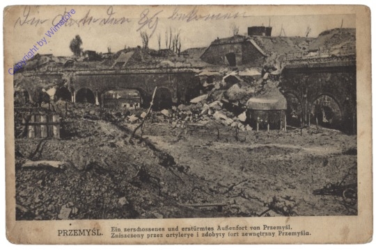 Przemysl, Ein zerschossenes und erstürmtes Außenfort