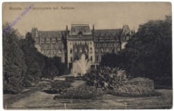 ak165792 Stettin, Viktoriaplatz mit Rathaus