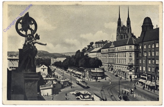 Brno (Brünn), Bahnhofaussicht