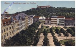 Brno (Brünn), Getreidemarkt gegen den Spielberg