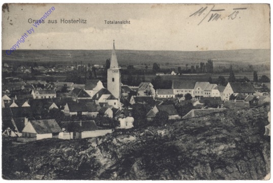 Hosteradice (Hosterlitz), Totalansicht