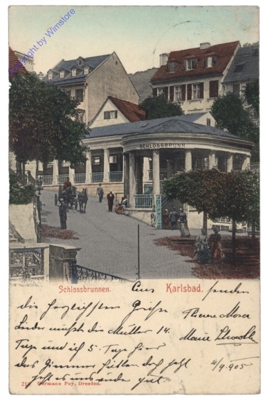 ak165876 Karlovy Vary (Karlsbad), Schlossbrunnen