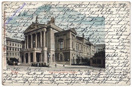 ak165929 Praha (Prag), Das neue deutsche Theater