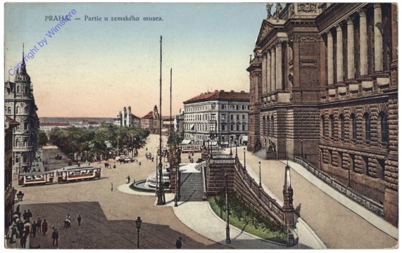 Praha (Prag), Partie u zemskeho musea