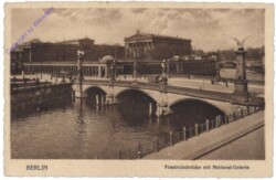 Berlin, Nationalgalerie und Friedrichsbrücke