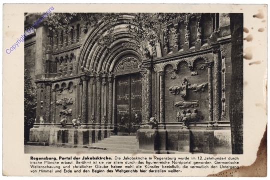 ak166045 Regensburg, Portal der Jakobskirche