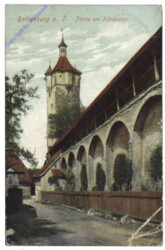 Rothenburg ob der Tauber, Partie am Klingentor