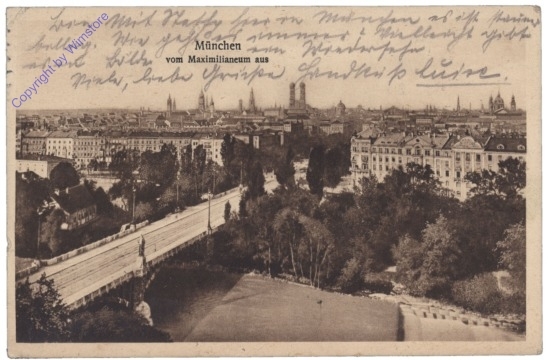 München, vom Maximilianeum aus