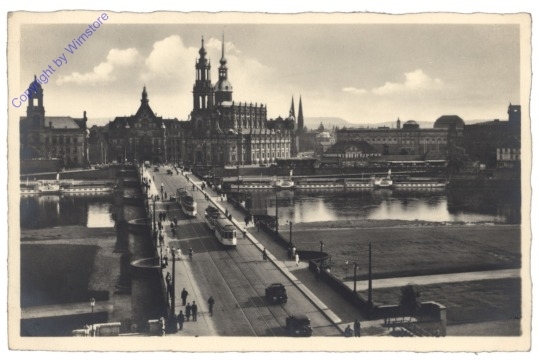 Dresden, Blick von der Friedrich-August-Brücke