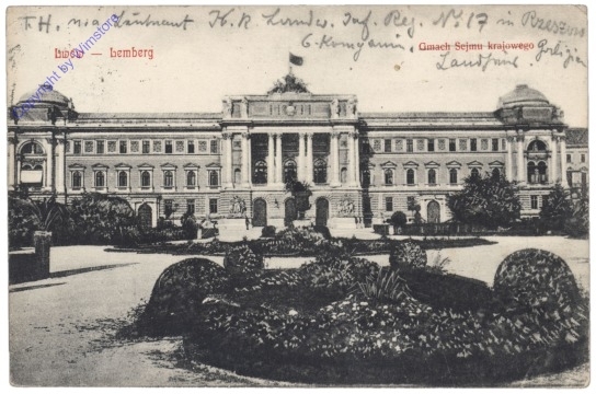ak166153 Lwiw (Lemberg), Gmach Sejmu krajowego