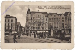 Lwiw (Lemberg), Halicki-Platz und  Walowa-Strasse