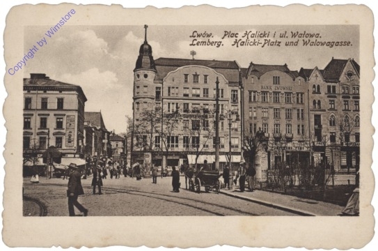ak166194 Lwiw (Lemberg), Halicki-Platz und Walowa-Strasse