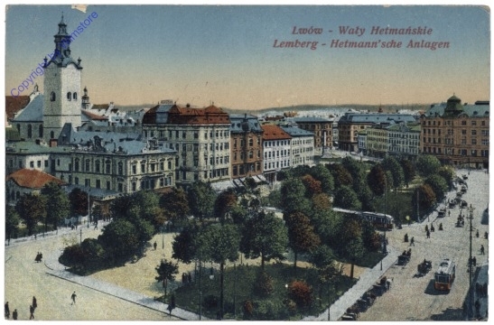 ak166209 Lwiw (Lemberg), Hetmann'sche Anlagen