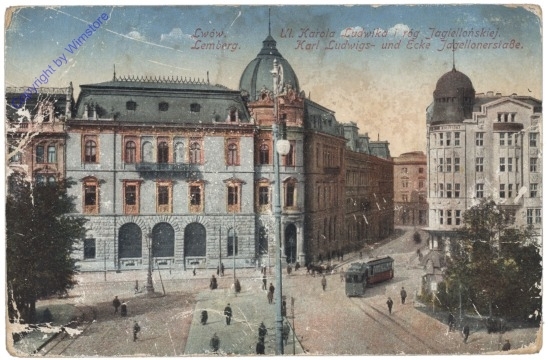 ak166226 Lwiw (Lemberg), Karl Ludwig- und Ecke Jagellonerstraße