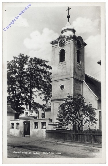 Bernhardsthal, Kirchenmotiv