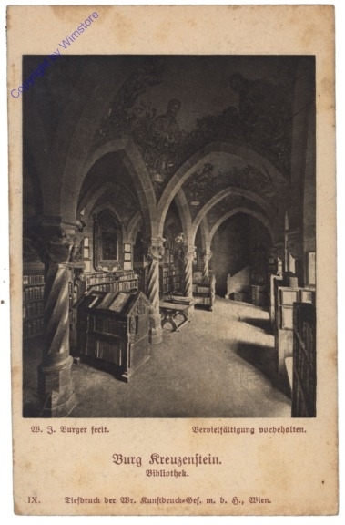 Leobendorf, Burg Kreuzenstein, Bibliothek