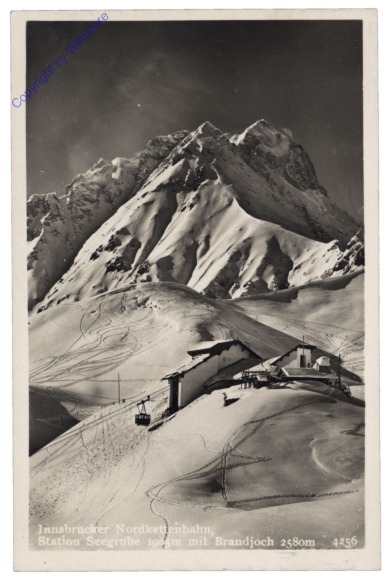 Innsbruck, Nordkettenbahn, Station Seegrube mit Brandjoch