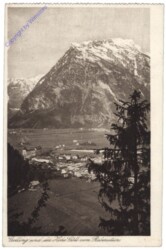 Golling an der Salzach, und der Hohe Göll vom Rabenstein