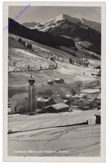 Saalbach-Hinterglemm, mit Zwölfer u. Penhab