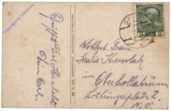 Salzburg, Staatsbrücke gegen den Kapuzinerberg