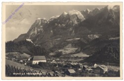 Werfen, gegen das Tennengebirge