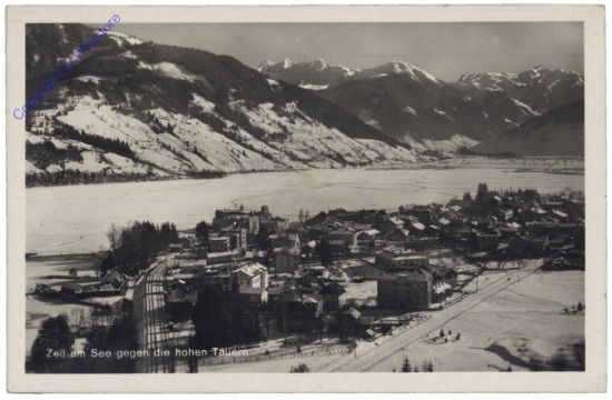 Zell am See, gegen die Hohen Tauern