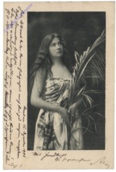 Dame mit Palmzweig