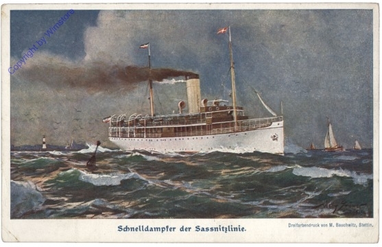 ak166754 Schnelldampfer der Sassnitzlinie