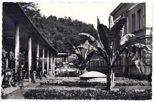 Bad Gleichenberg, Partie am offenem Wandelgang