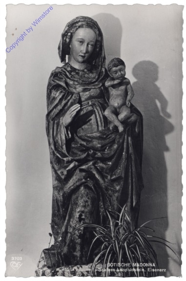 Eisenerz, gotische Madonna, Schloss Leopoldstein