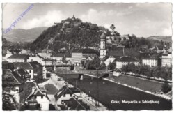 Graz, Murpartie u. Schlossberg