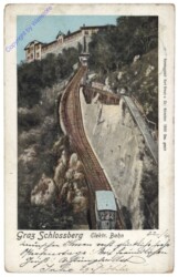 Graz, Schlossberg, elektr. Bahn