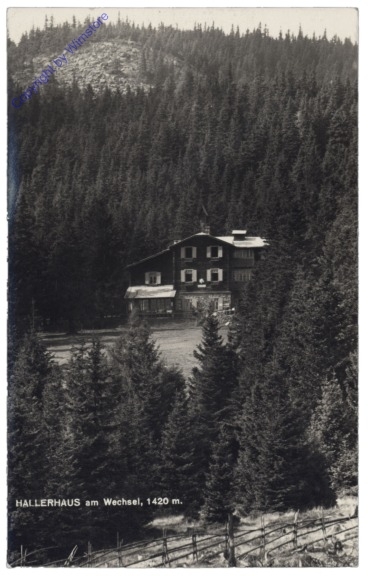 Schaueregg, Hallerhaus am Wechsel