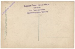 Großglockner, Franz Josefshaus mit Pasterze u. Großglockner