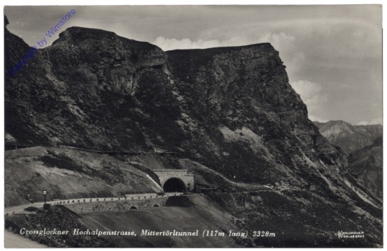 Großglockner, Hochalpenstrasse, Mittertörltunnel