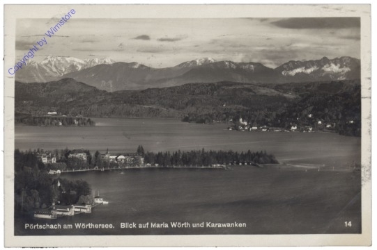 ak167057 Pörtschach, Blick auf Maria Wörth und Karawanken