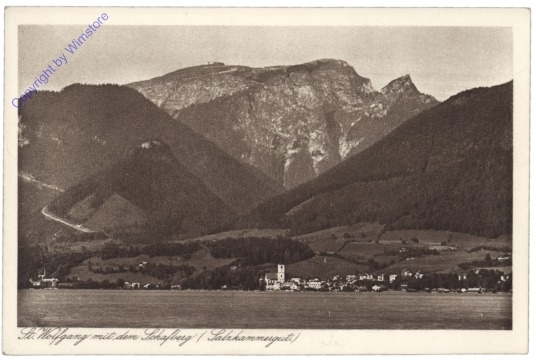 St. Wolfgang, mit dem Schafberg