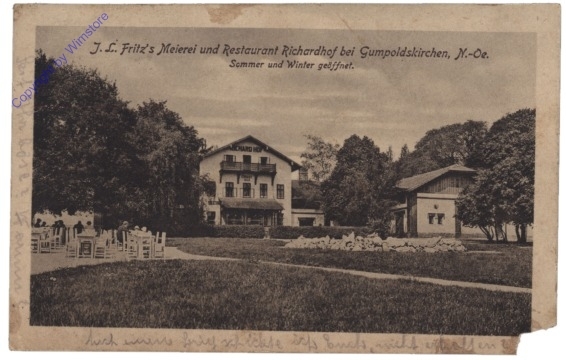 ak167118 Gumpoldskirchen,Fritz's Meierei und Restaurant Richardhof
