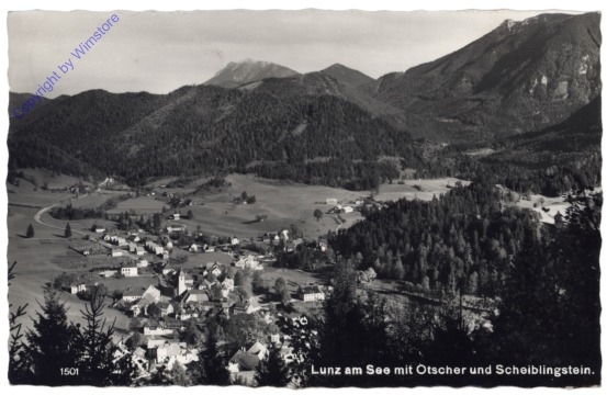 Lunz am See, mit Ötscher und Scheiblingstein