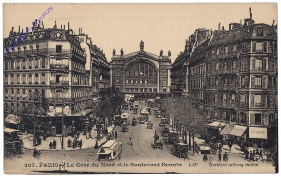 ak167215 Paris, La Gare du Nord