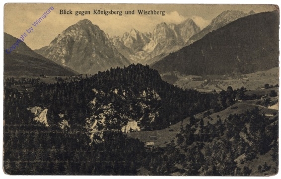 Tarvis, Blick gegen Königsberg und Wischberg